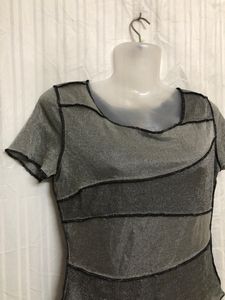 Tenzyal Grey Short Sleeve Top
