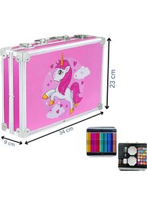 Art Supplies Kit With Metal Suitcase
