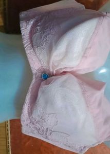 Floral Embellished Light Padded Pink Bra