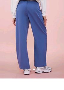 Blue Wide Leg Pants
