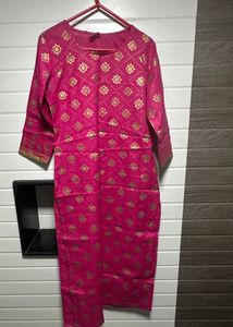 Rani Pink Kurta Set