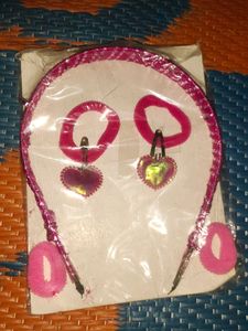Necklace, Hairband, Ear Ring