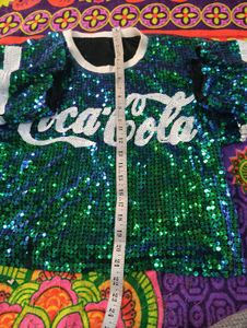 Sequin Coca-Cola Top