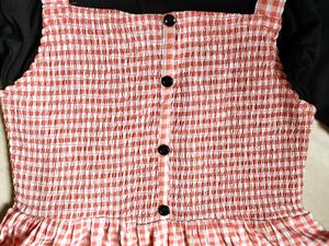 Pink Gingham Sundress