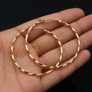 Gold Hoop Earrings Pack Of 2