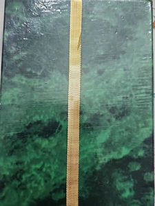 Emerald Green Bead Necklace with earrings Imported