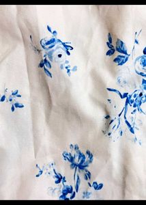 Savana Blue Floral Print Sundress