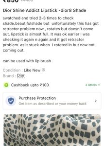 New Authentic Dior Shine Addict - Cherie 525