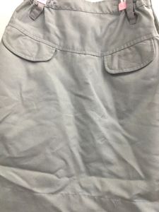 Cargo Mini Skirt - Gray