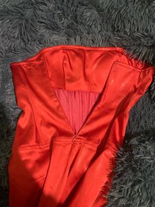 Red Corset Dress