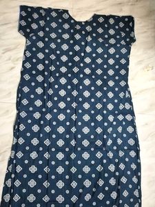 Blue Printed Nighty