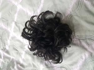 Black Curly Messy Bun Extension