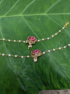 Lotus Anklets