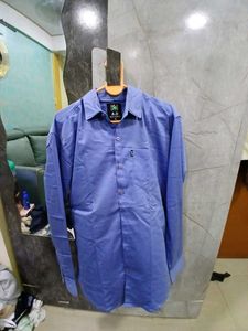 Classic Blue Dress Shirt