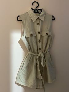 Casual Tan Romper