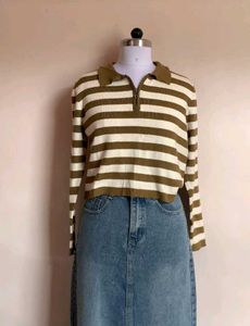 Striped Long Sleeve Top