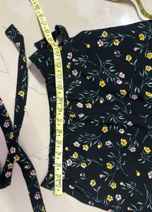 Black Floral co-ord Set