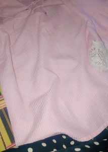 Korean Pink Lace Top