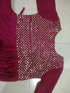 Floral Dress and Scarf Set