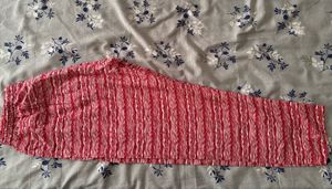Red &amp; White Kurta Co-ord Set