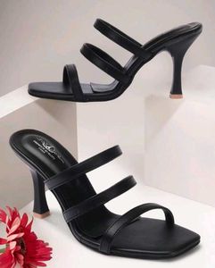 Fashionable Women High Heel Black Party Wear