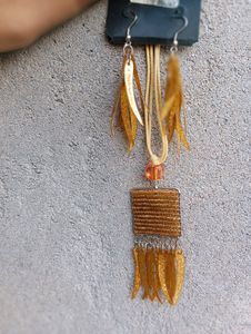 Earnings And Locket Set, I Buy For Goa Trip, But Trip Cancelled So Not Wear Once, Perfect For Beach Party, Pool Part🥰