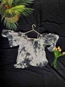 Tie-dye Puff Sleeve Top❗️❗️❗️99❗️❗️❗️