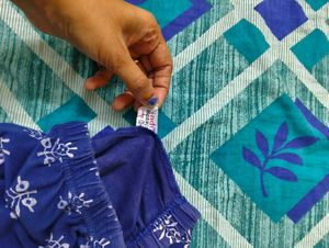 Blue Capri For Girls