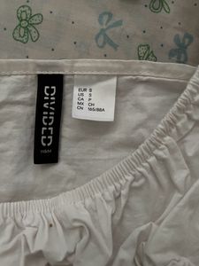 H&amp;M Divided White Crop Top