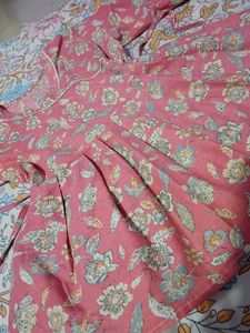 Pink Short Kurti