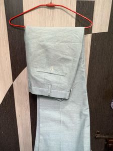 bell bottom Men's Light Blue Casual Pants