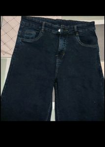 High waisted straight jeans for women girls