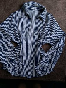 Stripped Blue Shirt💙