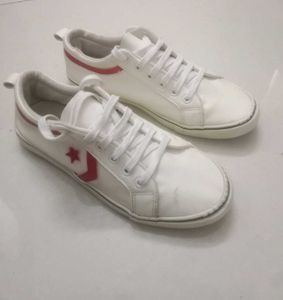 ✨🔥 ORIGINAL Converse ✴️White Leather Sneakers