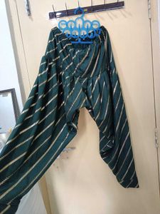 Green Floral Print Top With Bottom