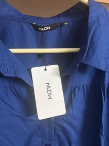 🆕 “Nuon By Westside” Blue Shirt Dress