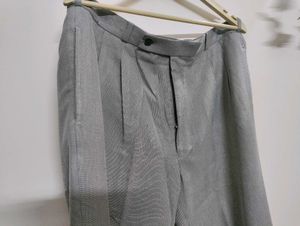 Mens Light Grey Formal Pants