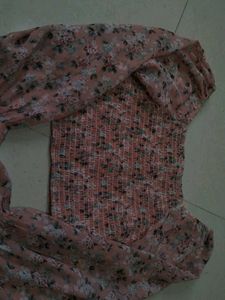 Floral Pink Crop Top Kavyas