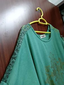 Sisley Green Embellished Top