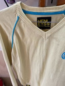 butter yellow sweatshirt