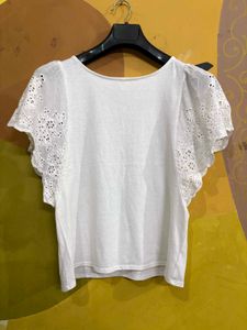 White Fril Top