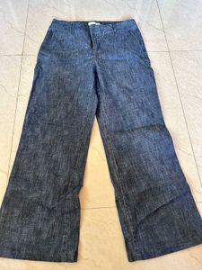 Wide Leg Denim Pants