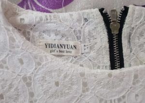 Yidianyuan Girl &#39;S Best Love Sleeveless Lace Top