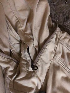 y2k GUESS 1981 khaki Hooded Jacket