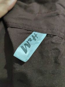 H&amp;M Brown Button-Down Shirt