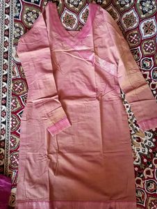 Stitched Magenta Chudidaar Suit Set With Dupatta