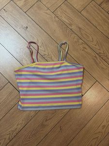 Striped Crop Top
