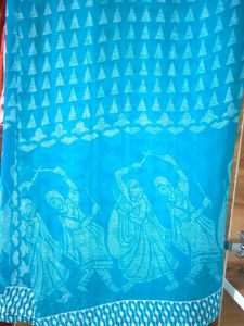A Sea Green Colour Sarees