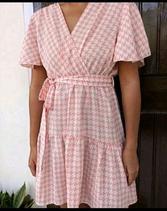 Loose Checked Dress