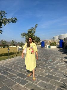 Yellow Camel Dress - Deserts, Rajasthan, Dune